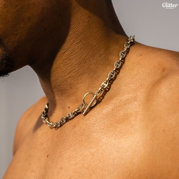glitter Mariner Chain Necklace