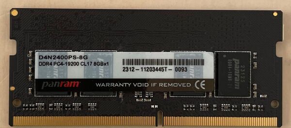 Panram DDR4 8GB メモリ D4N2400PS-8G