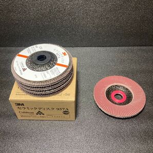 3M 957Aセラミックディスク #120 外径100mm ×穴径15mm 5枚セット