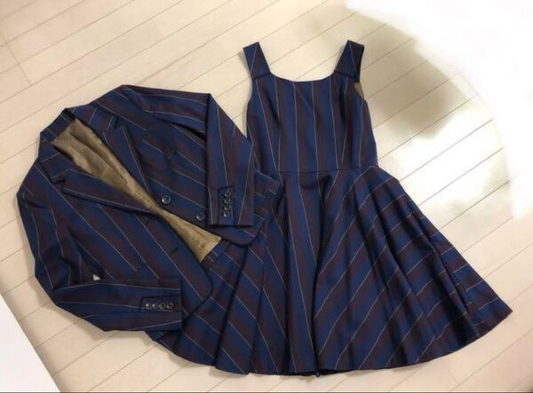 Lois CRAYON セットアップ レジメン ジャケット ジャンパースカート