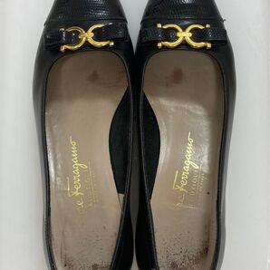 Salvatore Ferragamo パンプス ヴィンテージ 黒 6B