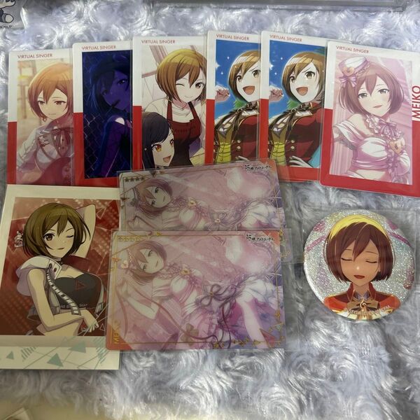 プロセカ MEIKO 缶バッジ ウエハースカード