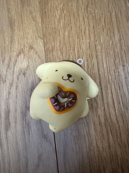 ポムポムプリン ふわふわ スクイーズ マスコット キーホルダー サンリオ 新品