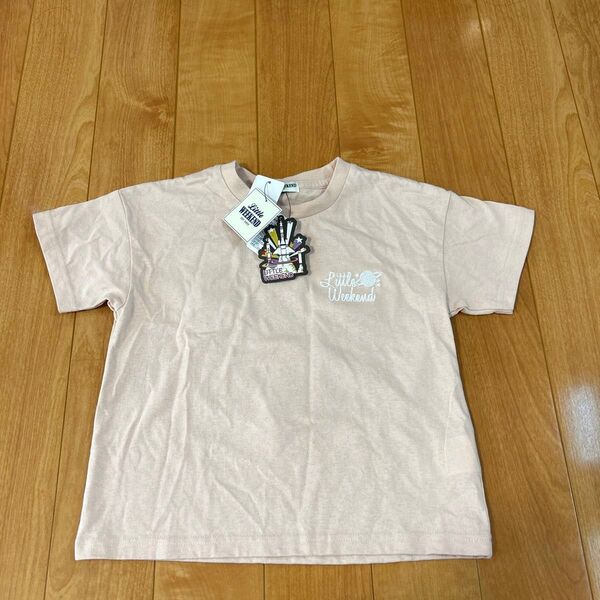 Little Weekend パッチデザイン Tシャツ