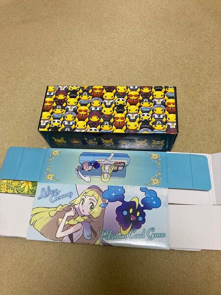 ポケモンカード リーリエ・団員ごっこピカチュウ ストレージボックス