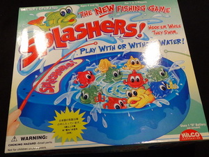  повторный снижение цены необычный рыбалка игра SPLASHERS THE NEW FISING GAME вода игра игрушка настоящий электрический рыба зарубежный 