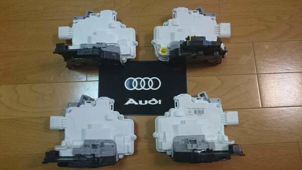 【新品】即納　アウディ　AUDI　ドアロック フロント　左側 アクチュエーター