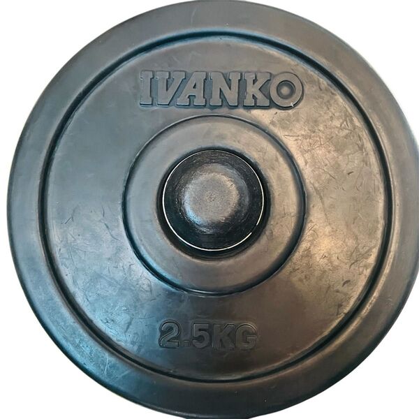 I IVANKO イバンコ オリンピックラバープレート2.5kg(2枚)
