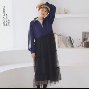 新品未使用 しまむらLOGOS DAYS ドッキングチュールワンピース M 高橋愛さん着用
