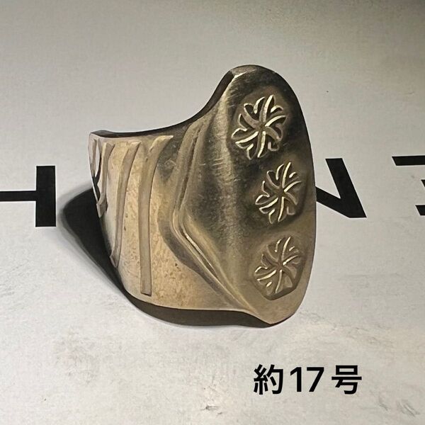 No14 森永 サンデーカップ ヴィンテージ スプーンリング フォークリング ユニセックス 一点物