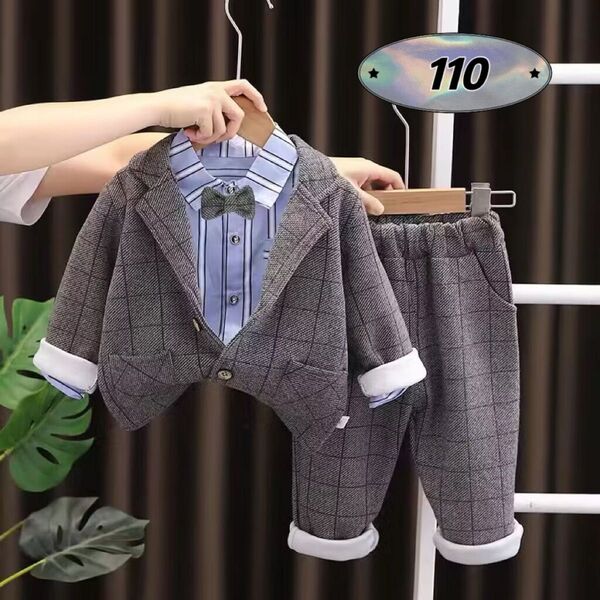 ☆新品☆フォーマル 男の子 セットアップ 入園式 結婚式 スーツ 110cm