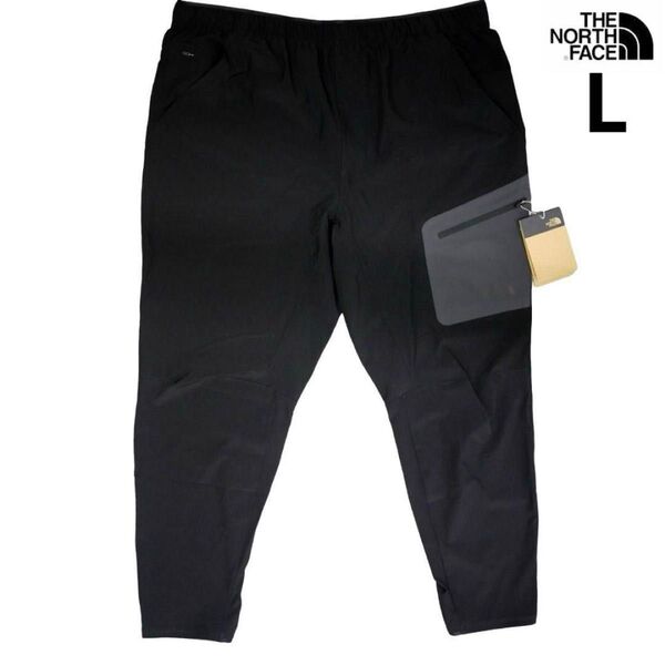 US限定 新品 ノースフェイス ストレッチ ジョガーパンツ L ブラック THE NORTH FACE FLASHDRY
