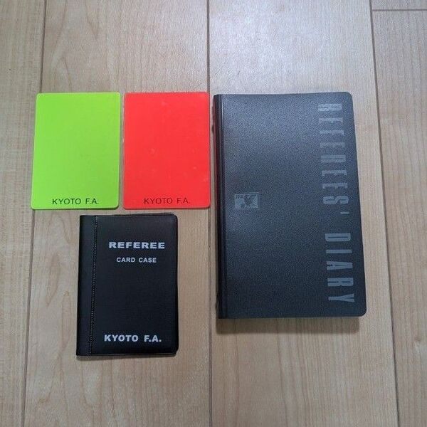 【支給品】京都FA審判レフリーカードケース レフリーダイアリーセット