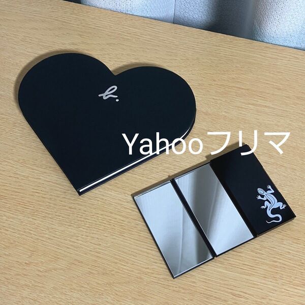 アニエスベー ノベルティ コンパクトミラー メモ帳 セット売り レザール トカゲ
