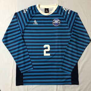  Machida ze ruby a player supplied goods uniform long sleeve border sborumeL size 