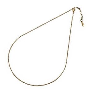 CENE スクエア チェーン ネックレス 美品