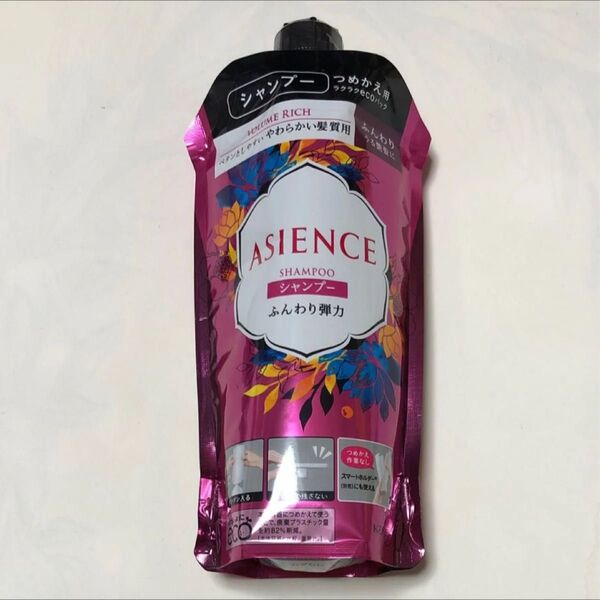 アジエンス シャンプー ふんわり弾力 つめかえ 340ml 詰替 1本