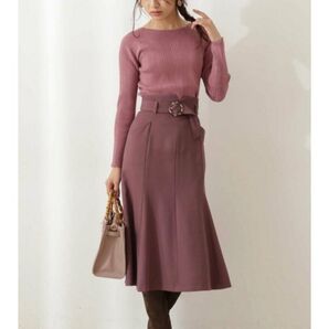 新品 ベルト付マーメイドスカートPROPORTION BODY DRESSINGS・プロポーションボディドレッシン