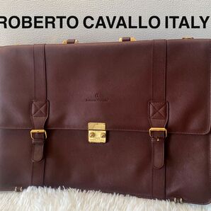 ITALY製ROBERTO CAVALLO ビジネスバッグ 書類かばん レザー