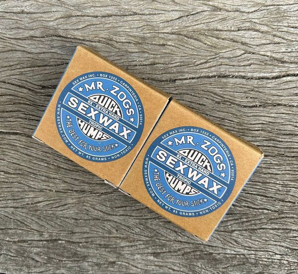 新品、SEX WAX 2個セット サーフィン ワックス ブルーラベル