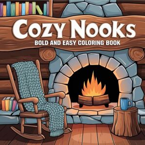 大人の塗り絵Cozy NooksBold Coloring Book
