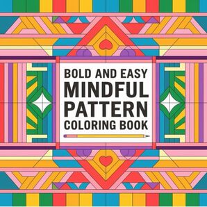 大人の塗り絵MINDFUL PATTERN COLORING BOOK