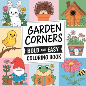 大人の塗り絵GARDEN CORNERS COLORING BOOK
