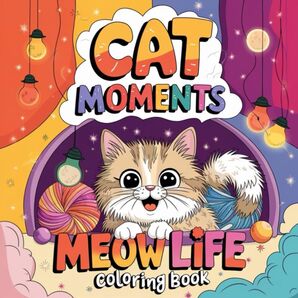 大人の塗り絵CAT MOMENTS MEOW LIFE