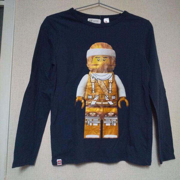 H&M・LOGO長袖Tシャツsize140