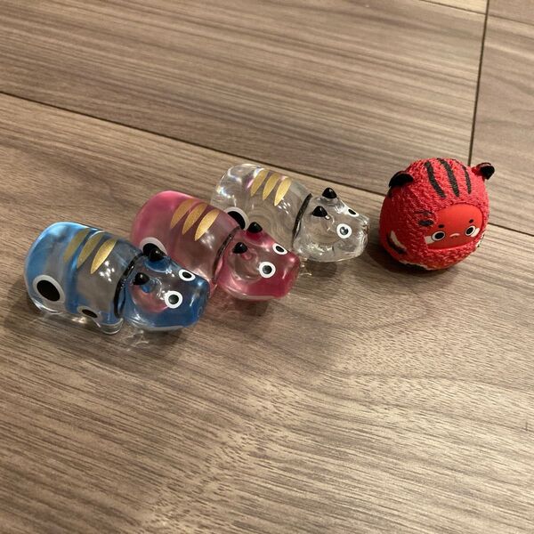 からふるべこ〜ず 宝石マスコット3個セット+福べこ