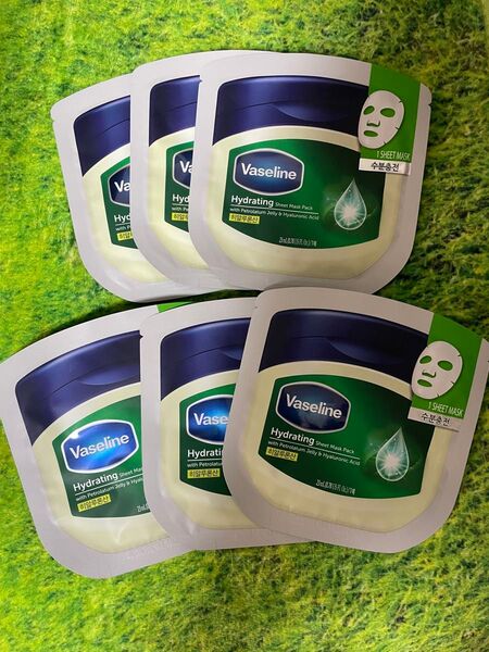 ヴァセリン Vaseline 保湿シートマスク パック 6枚セット