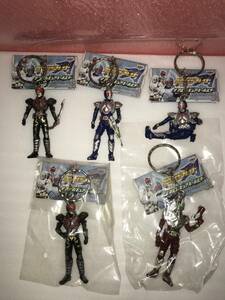  Kamen Rider Blade real figure key holder Blade * 2 kind &ka squirrel *2 kind & galley n all 5 kind set secondhand goods * operation not yet verification * long time period preservation goods 