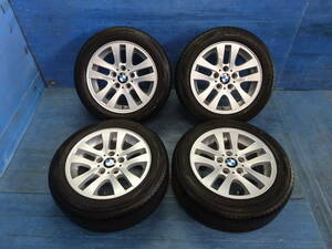 BMW 3シリーズ純正16インチホイール 4本 7J +34 5H 120 YOKOHAMA BluEarth ECOS 205/55R16 E90 E91 320i ヨコハマ エコス