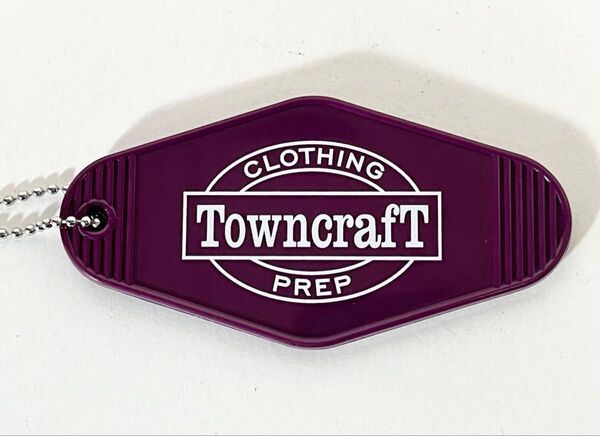 Towncraft PREP タウンクラフト ホテルキーホルダー モーテルキーホルダー キーチェーン パープル