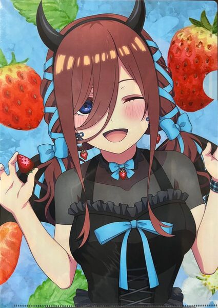 五等分の花嫁 クリアファイル Little debil ver. 中野三玖 同人