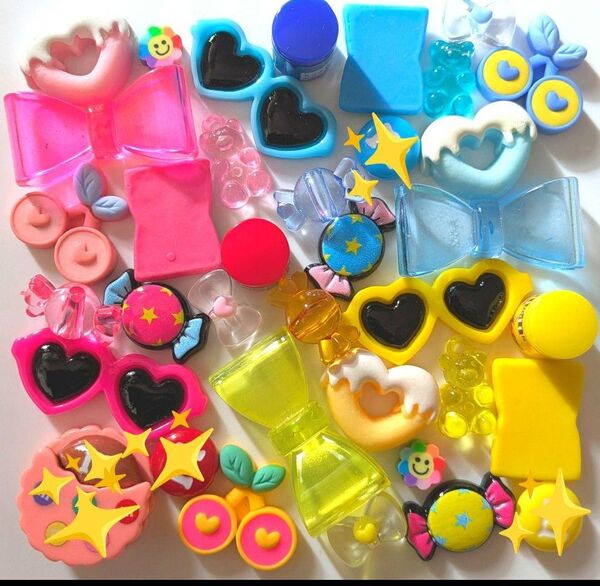 ☆デコパーツまとめ売り☆mix