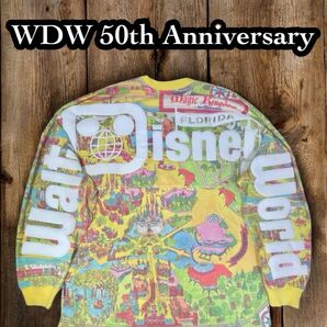 新品未使用 スピリットジャージ ディズニーWDW50周年 地図 レトロマップ