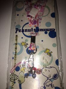  Snoopy * mascot plate attaching, colorful neck strap * unopened * sudden .. trim when safe safety joint * condition attention equipped 