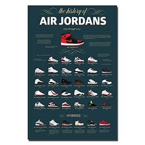 ka074 Michael * Jordan. shoes -MJ 23 Chicago *bruzNBA MVP basketball 24x36 poster 