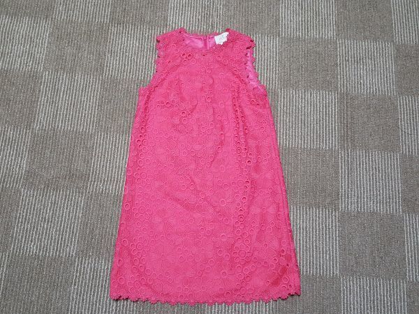 新品 送料無料 US0号/JP7号 復刻 ケイトスペード ニューヨークKate Spade Newyork lace shift dress