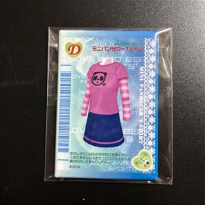 ラブandベリー 花やしき コラボ カード型 スクエア缶バッジ ミニパンダカーTシャツ