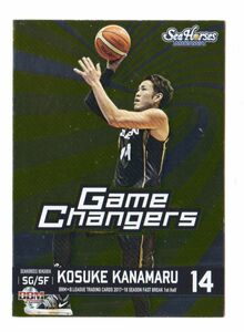 23/50【金丸晃輔/シーホース三河】BBM 2017-18 B.LEAGUE FAST BREAK 1st Half Game Changers インサート パラレル 2018