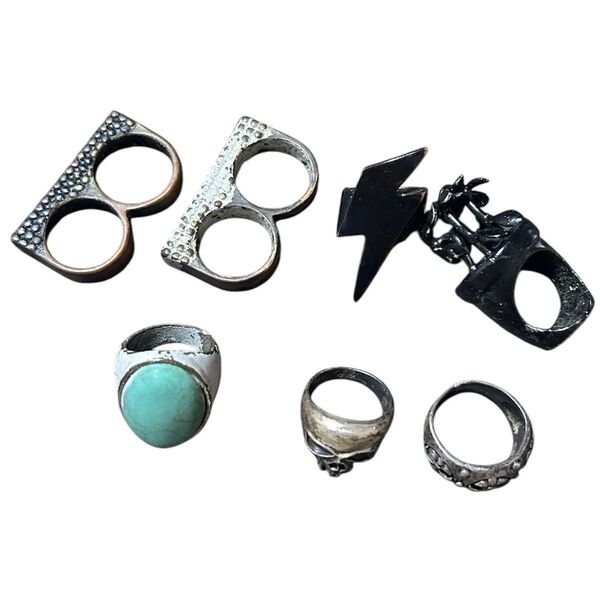 ゲリラセール リング 7点セット 多様なデザイン リング アクセサリー ペアリング ヴィンテージ