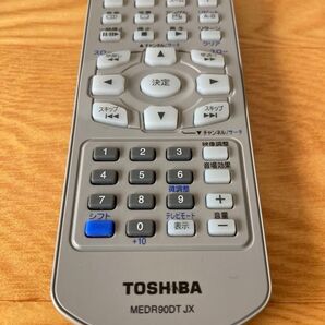 【即日☆安心・匿名発送】TOSHIBA・東芝 DVDプレーヤー用リモコン☆MEDR90DTJX★新品電池交換済