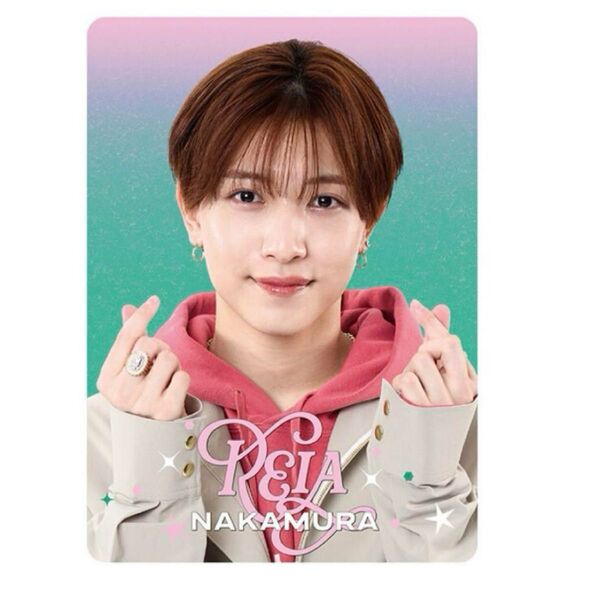 ジュニア プロフィールカード 中村嶺亜