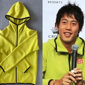 ユニクロ(UNIQLO)ドライストレッチスウェットフルジップパーカ Mサイズ