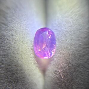 値下げ!シルキーサファイア 0.28ct 4.65×3.34×2.09mm オーバル ルース