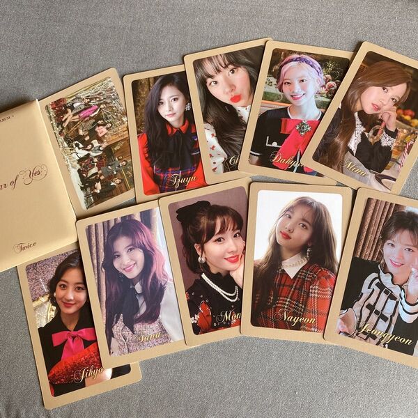 TWICE3rdアルバムフォトカード The year of yes