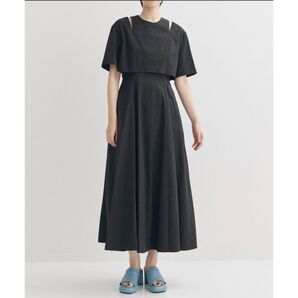 SLASH SHOULDER ONEPIECE/スラッシュショルダーワンピース