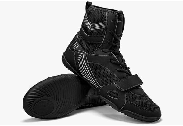 ボクシングシューズ ブラック ハイカット ブランド: BROHN 26.5センチ
